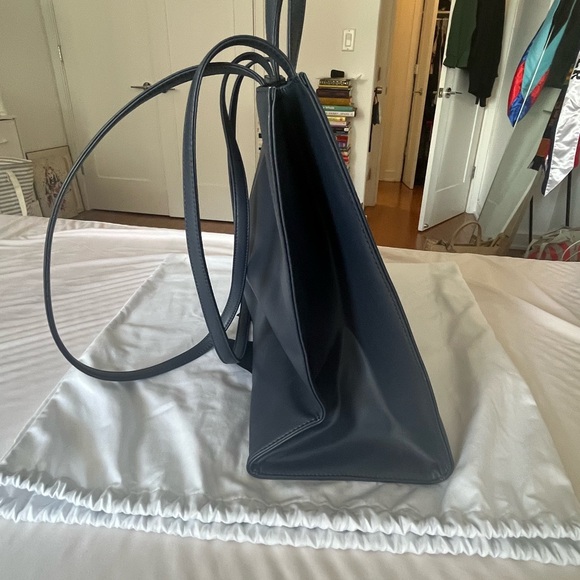Large Telfar Navy Blue Shopping Bag - Picture 5 of 9